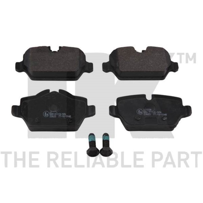 Колодки тормозные дисковые NK 221530