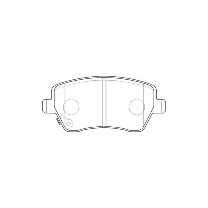 Колодки тормозные FIT FP1491