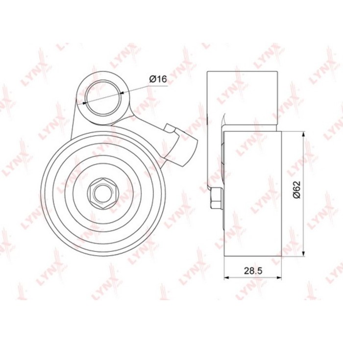 Ролик натяжной ремня ГРМ LYNX PB1324