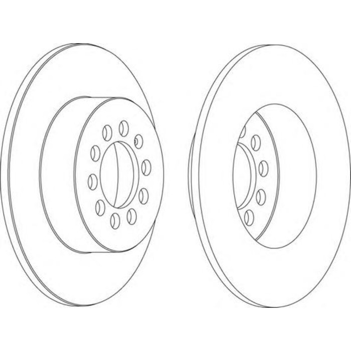 Диск тормозной FERODO DDF1224
