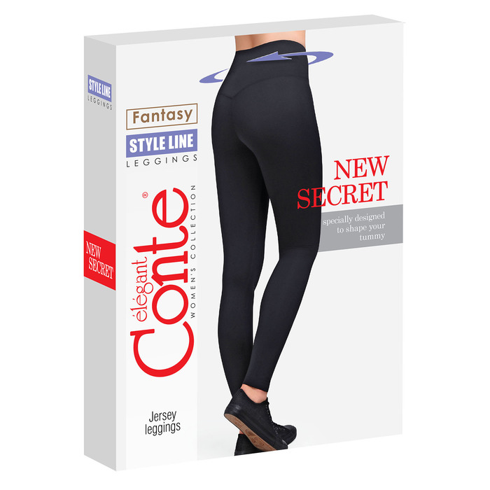 Легинсы женские STYLE LINE 17С-309ТСП, цвет чёрный, размер 44 (94), рост 170