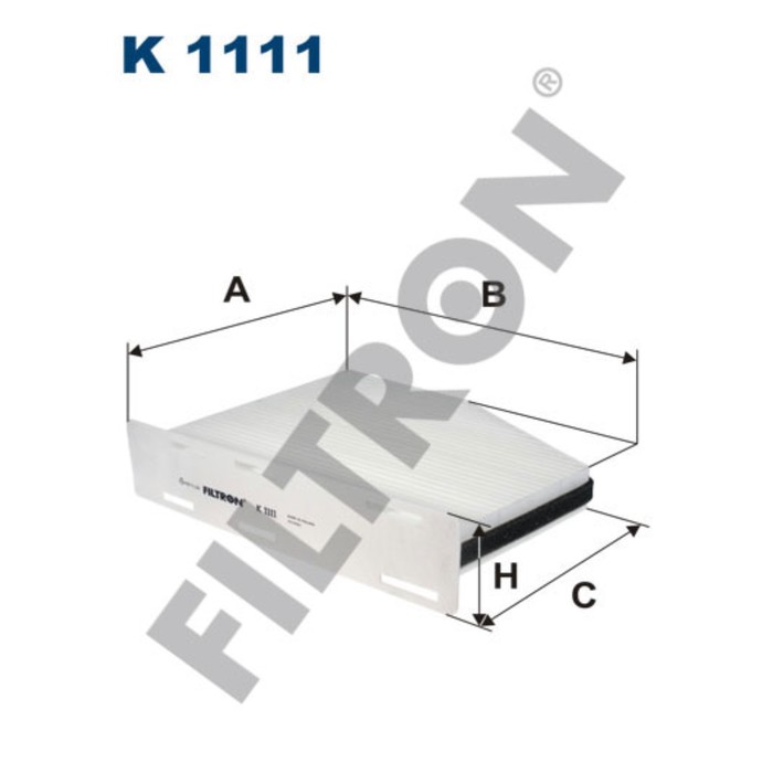 Фильтр салона FILTRON K1111