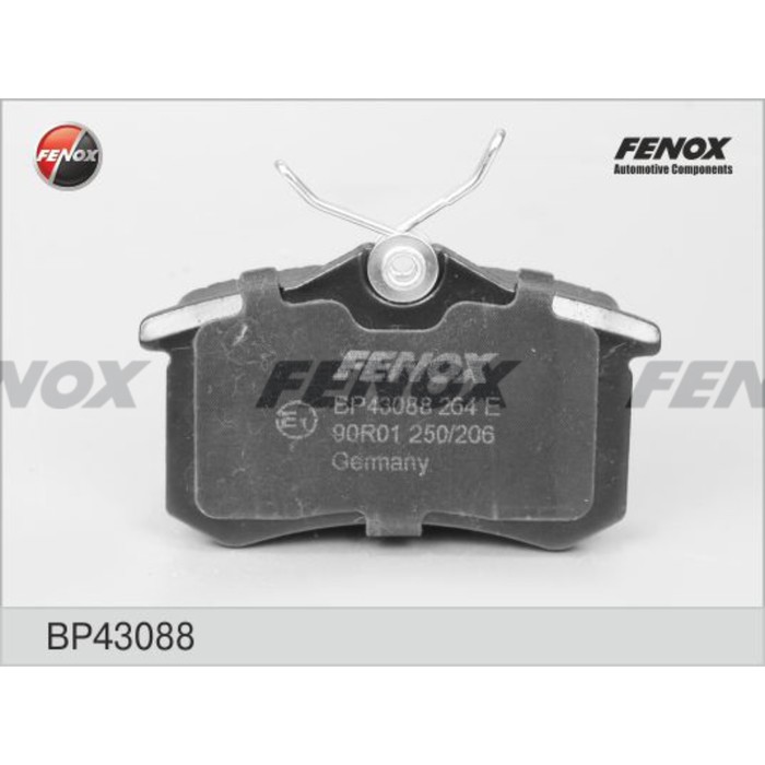 Колодки тормозные дисковые FENOX BP43088