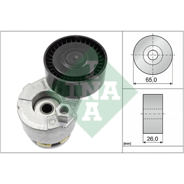Натяжитель поликлинового ремня INA 534026910
