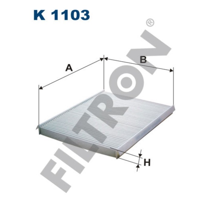 Фильтр салона FILTRON K1103