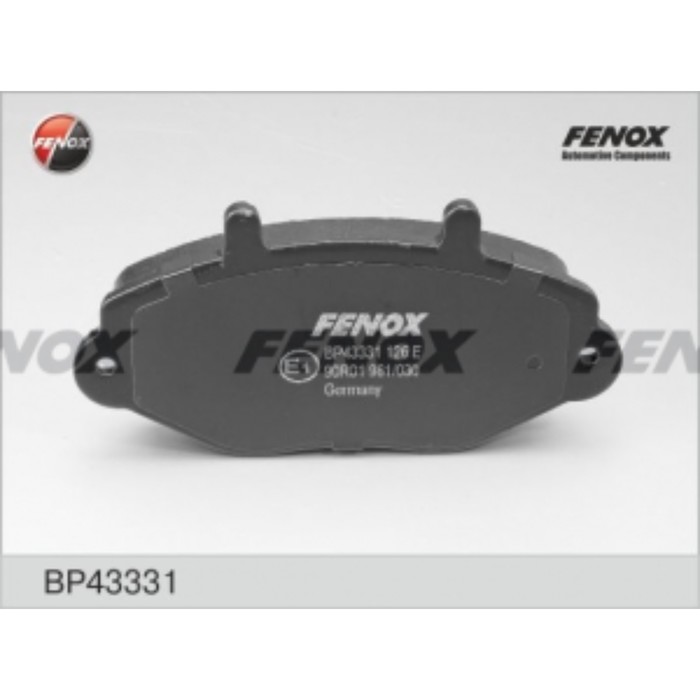 Колодки тормозные FENOX bp43331