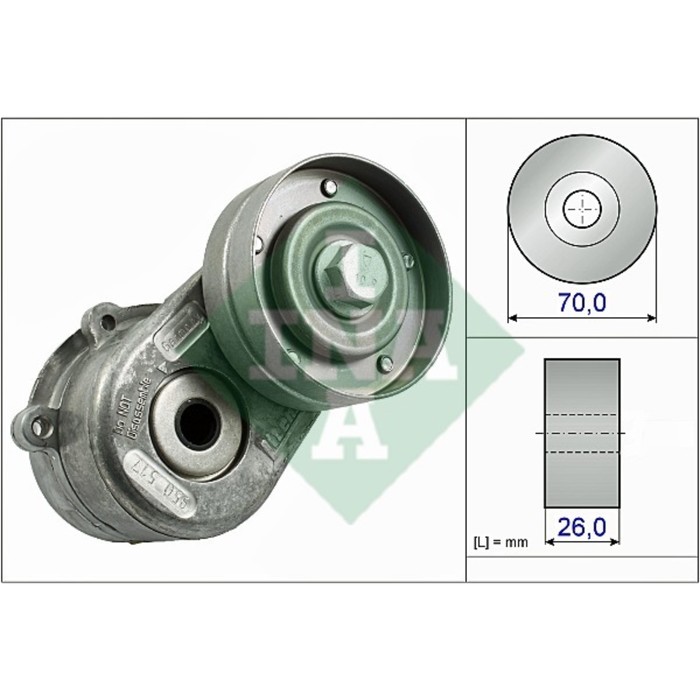 Ролик приводного ремня INA 534044810