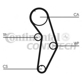 

Комплект ГРМ Contitech CT908WP2