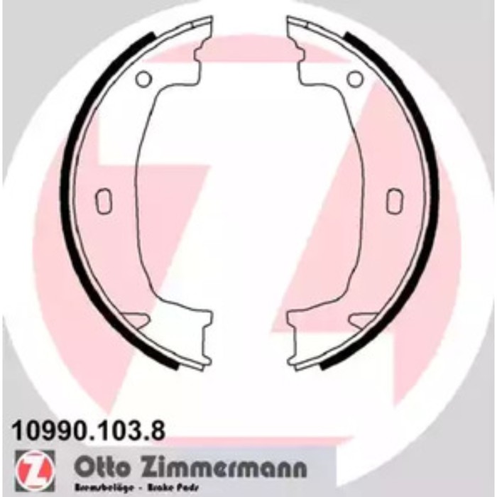 Колодки тормозные ZIMMERMANN 10990.103.8