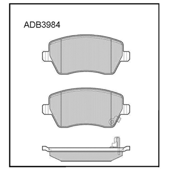 Колодки тормозные ALLIED NIPPON ADB3984