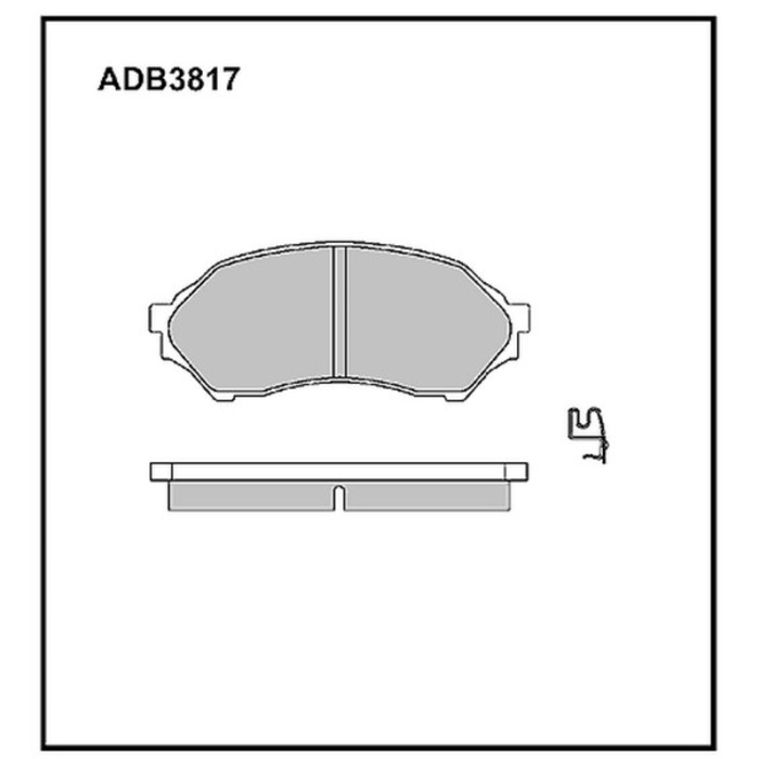 Колодки тормозные ALLIED NIPPON ADB3817