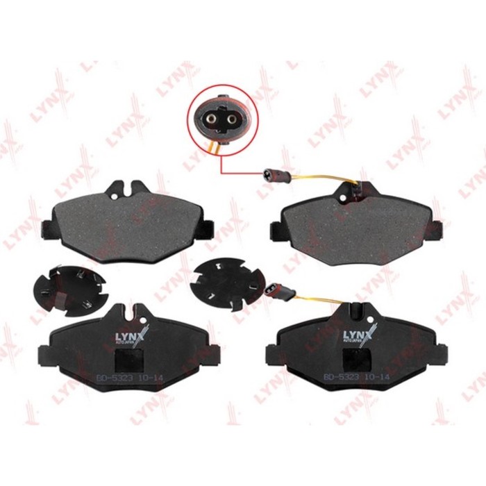 Колодки тормозные LYNX BD-5323
