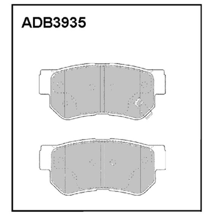 Колодки тормозные ALLIED NIPPON ADB3935