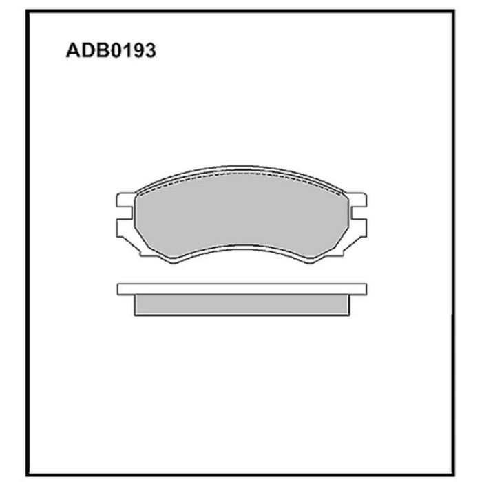Колодки тормозные ALLIED NIPPON ADB0193