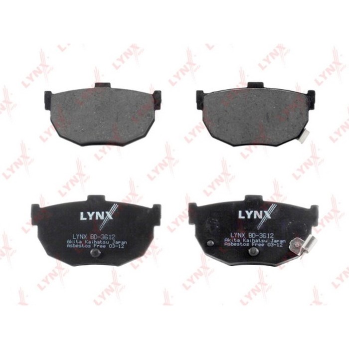 Колодки тормозные LYNX BD-3612