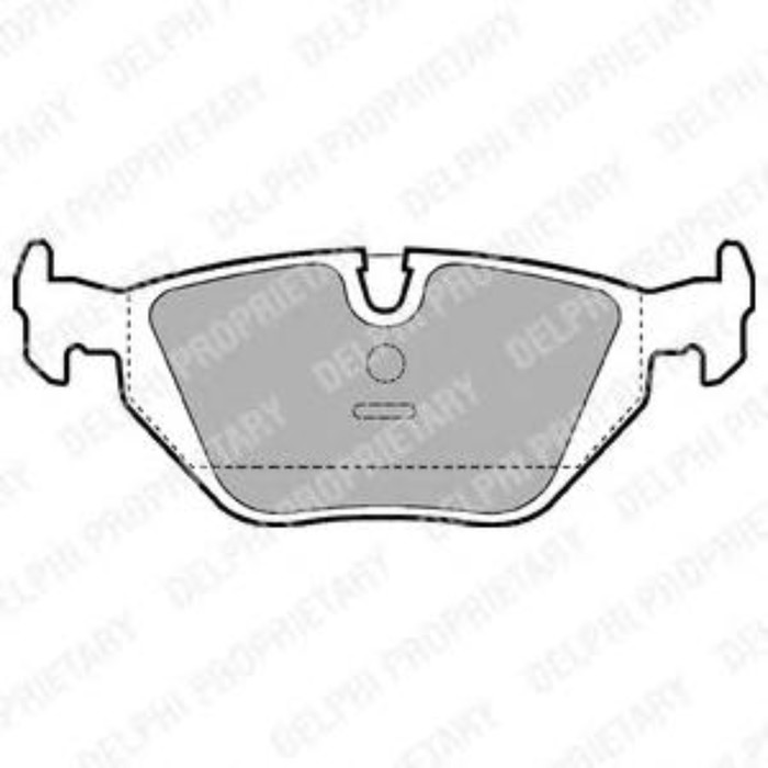 Колодки тормозные DELPHI LP907