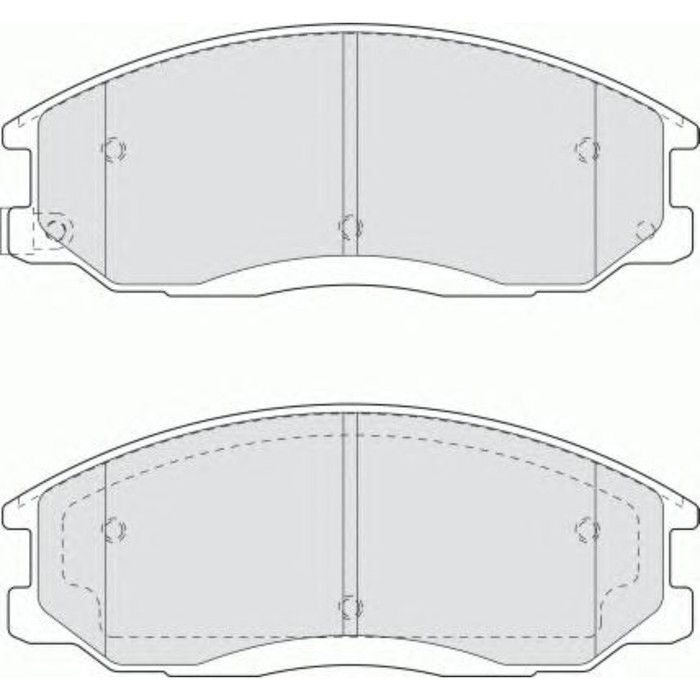 Колодки тормозные FERODO FDB1605