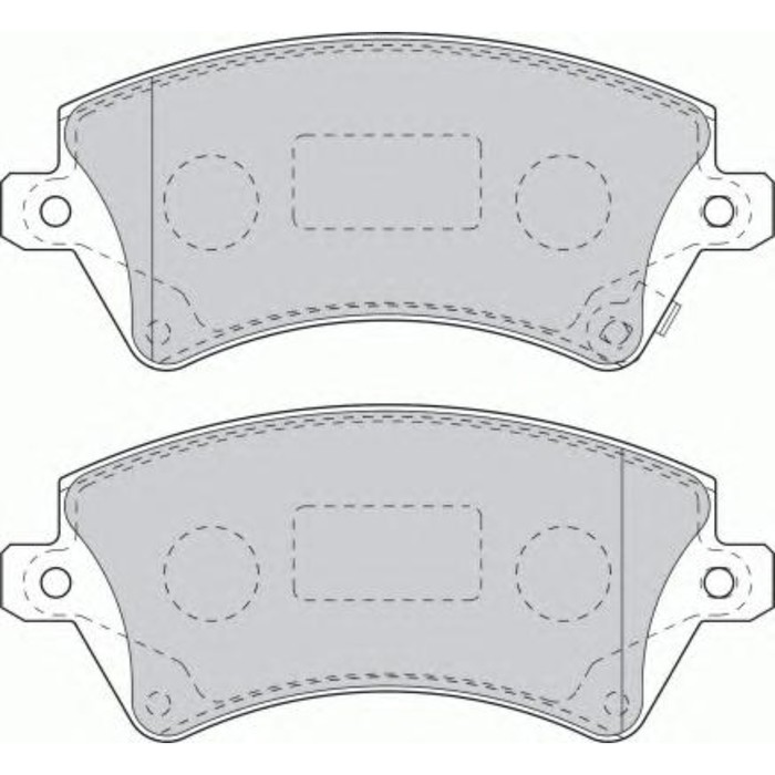 Колодки тормозные FERODO FDB1573