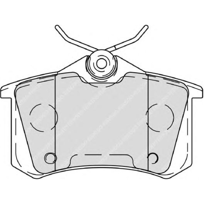 Колодки тормозные FERODO FDB4260