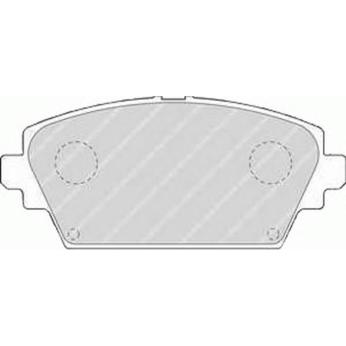 Колодки тормозные FERODO FDB1580