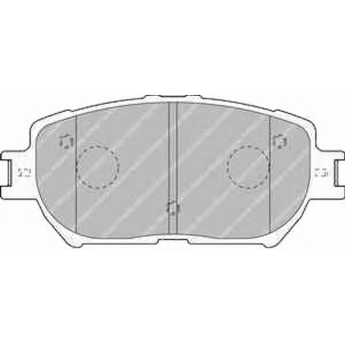 Колодки тормозные FERODO FDB1620