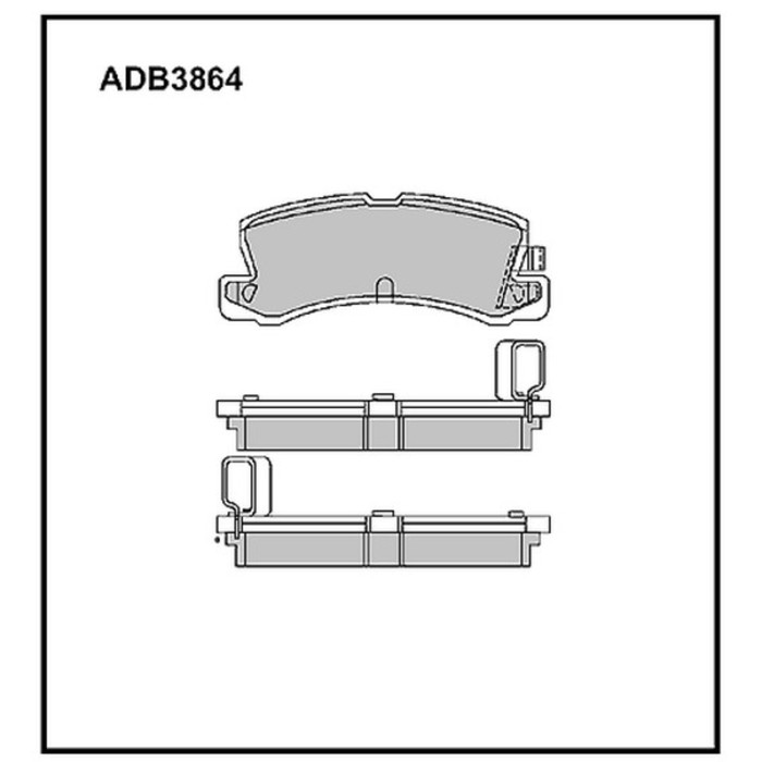 Колодки тормозные ALLIED NIPPON ADB3864