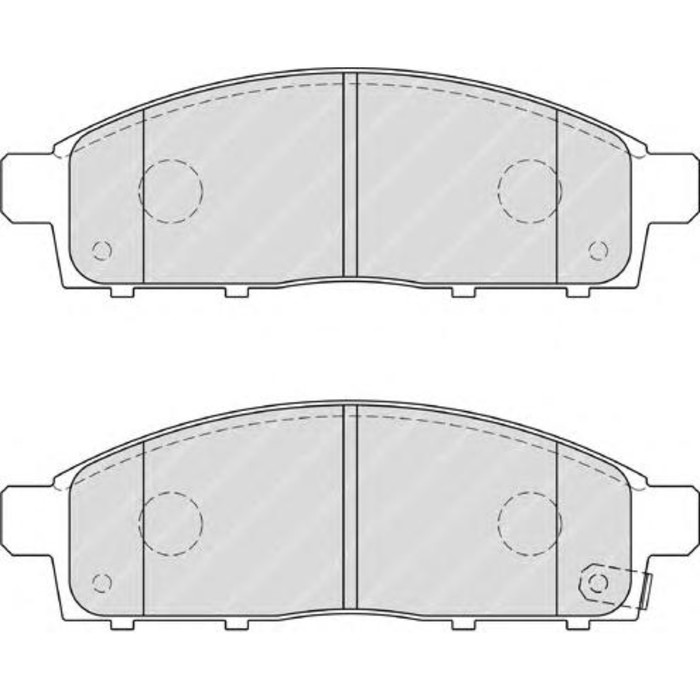 Колодки тормозные FERODO FDB4023