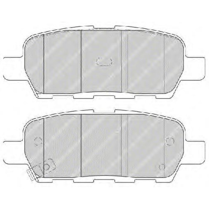 Колодки тормозные FERODO FDB1693