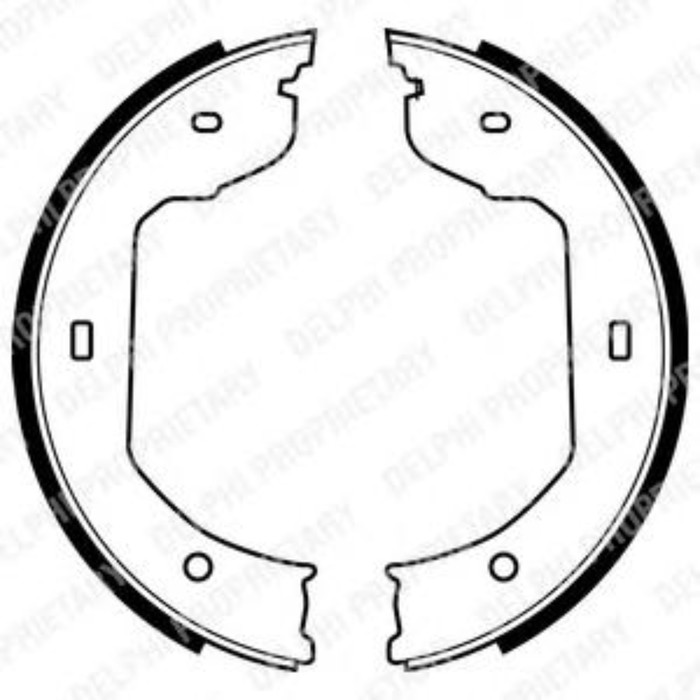 Колодки тормозные DELPHI LS1920