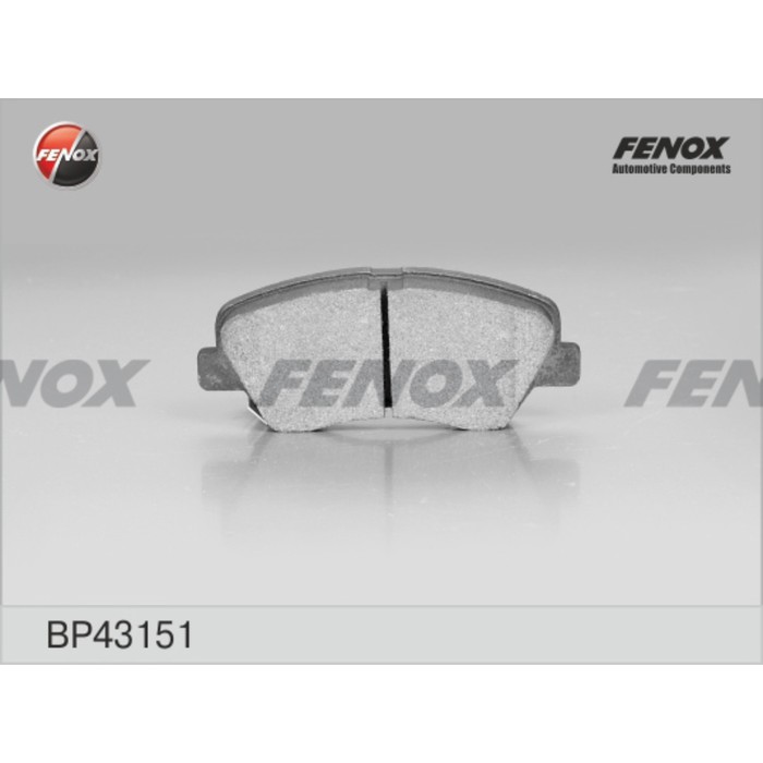 Колодки тормозные дисковые FENOX BP43151