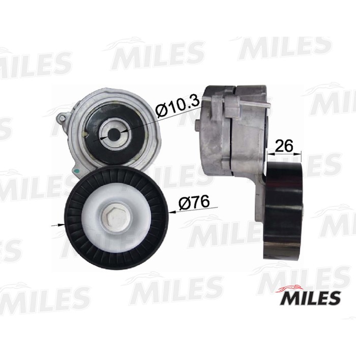 Натяжитель ремня приводного MILES AG00043