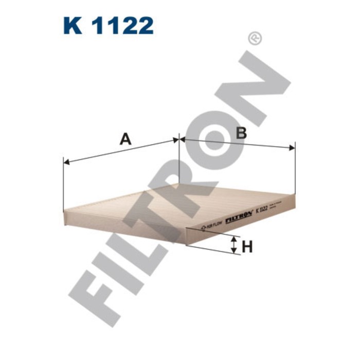 Фильтр салона FILTRON K1122