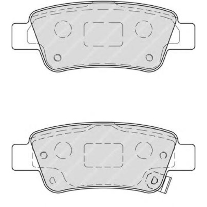 Колодки тормозные FERODO FDB4233