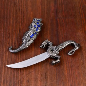 Сувенирный нож, 24,5 см резные ножны, дракон на рукояти Ош