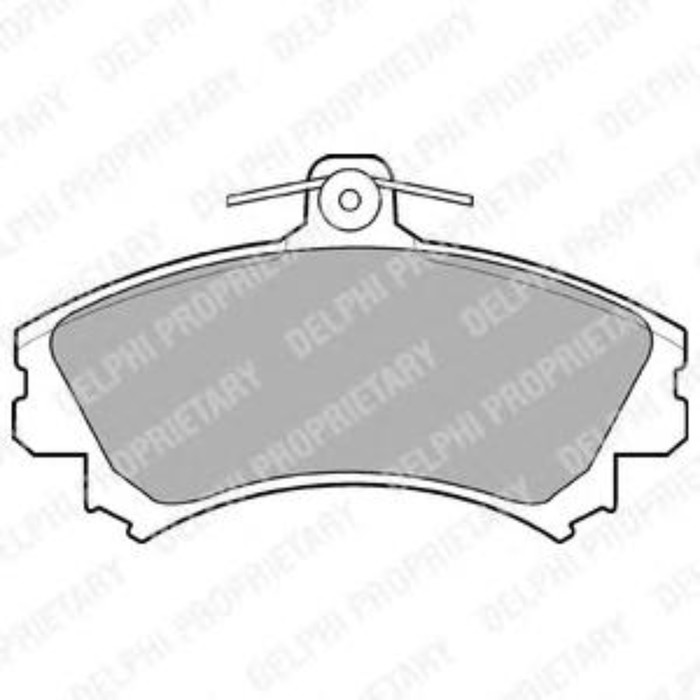 Колодки тормозные DELPHI LP993