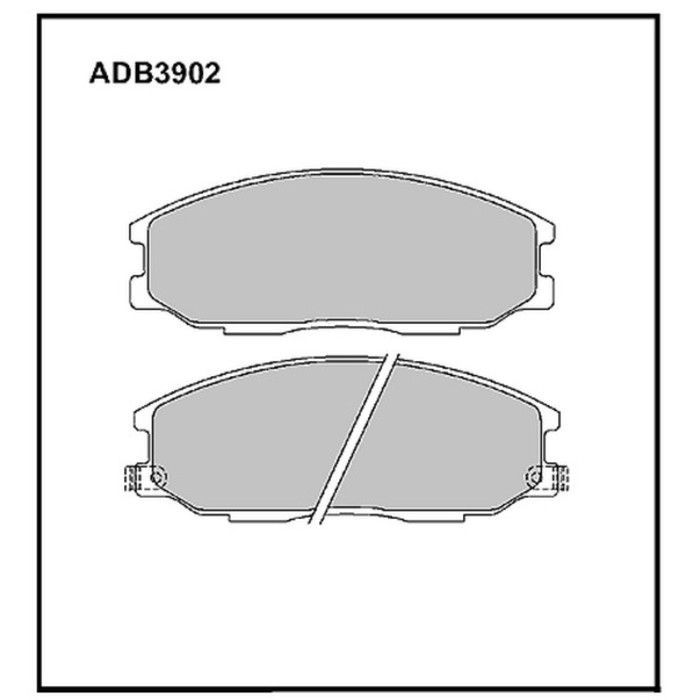 Колодки тормозные ALLIED NIPPON ADB3902