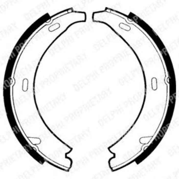 Колодки тормозные DELPHI LS1371
