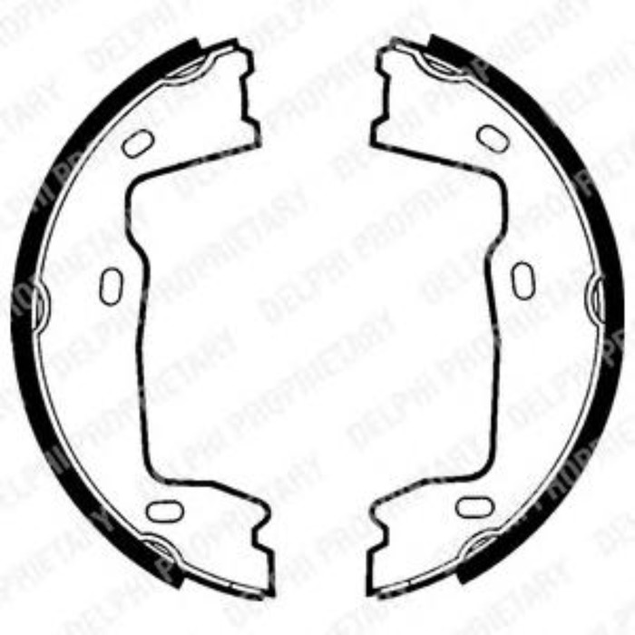 Колодки тормозные DELPHI LS1381
