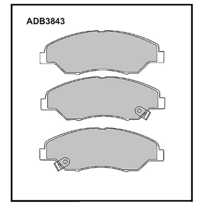 Колодки тормозные ALLIED NIPPON ADB3843