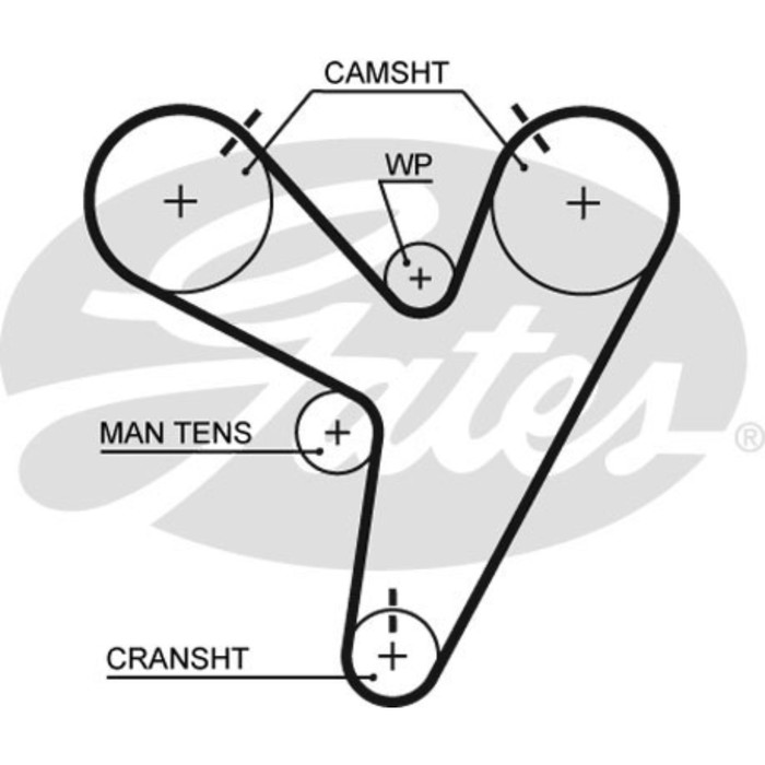 Ремень ГРМ Gates T279