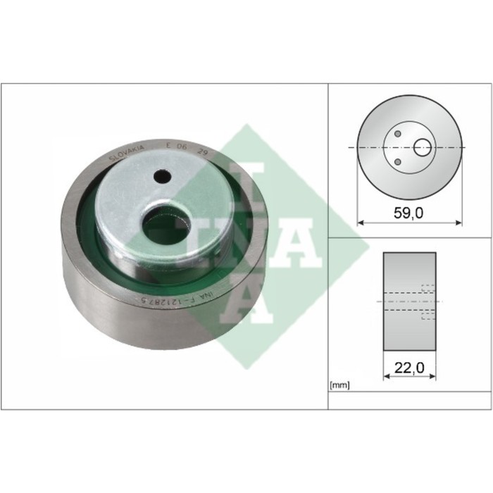 Ролик натяжной ремня ГРМ INA 531003010