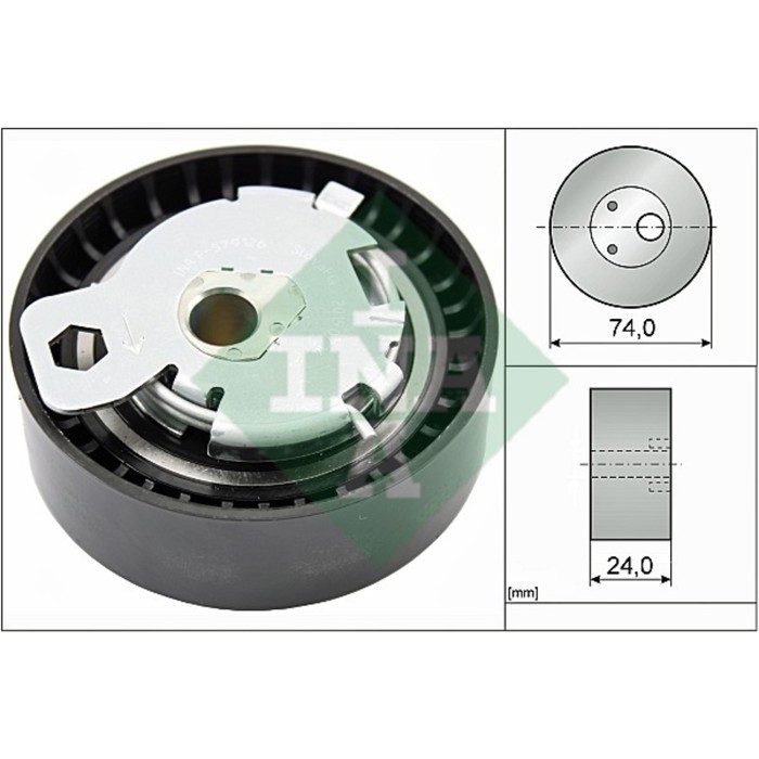 Ролик натяжной ремня ГРМ INA 531049710