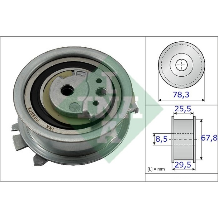 Ролик приводного ремня INA 531082510
