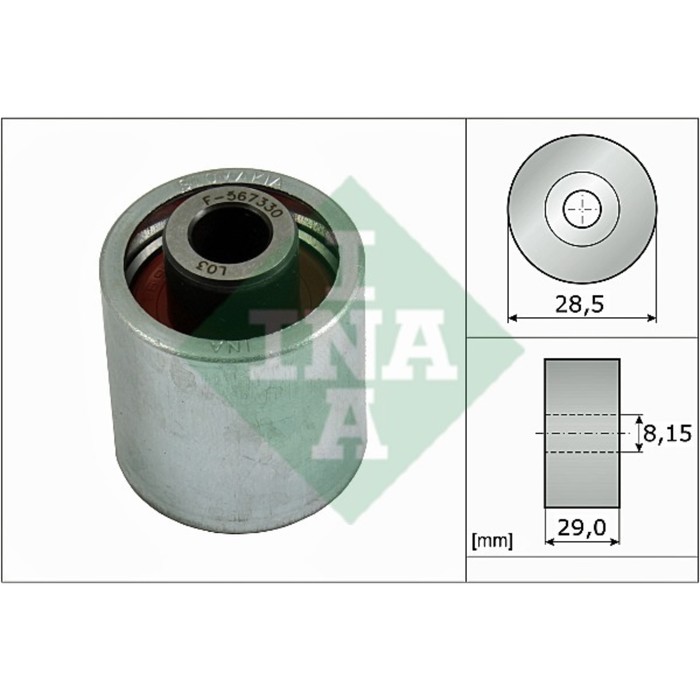 Ролик промежуточный ремня INA 532031010