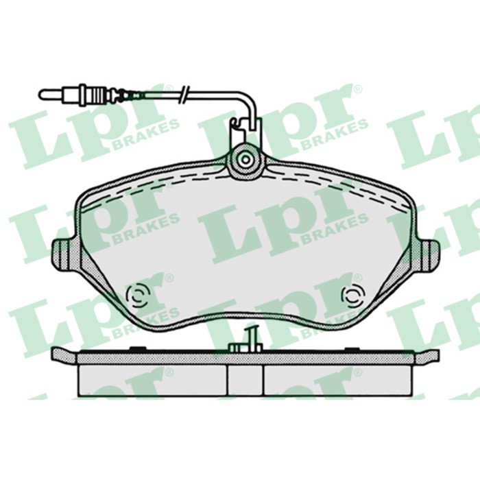 Колодки тормозные дисковые LPR 05P1202