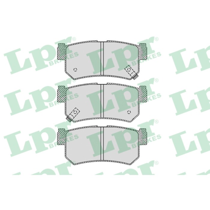 Колодки тормозные дисковые, комплект LPR 05P1210