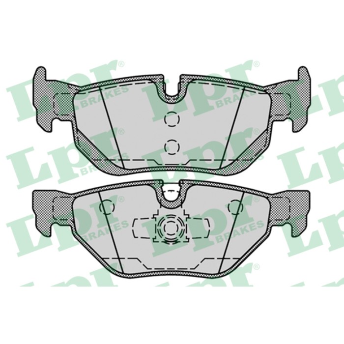 Колодки тормозные дисковые, комплект LPR 05P1252