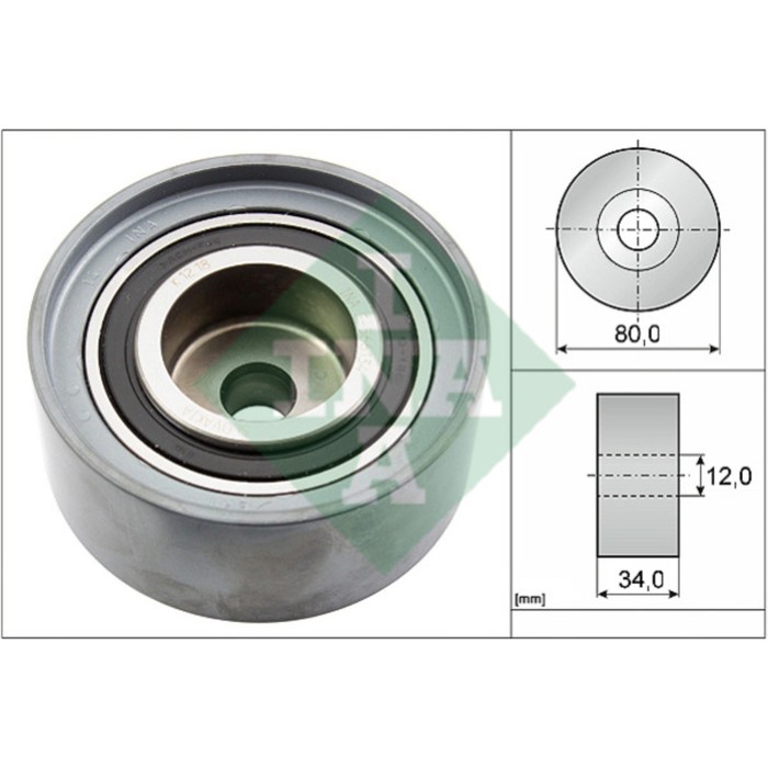 Ролик промежуточный ремня INA 532052710