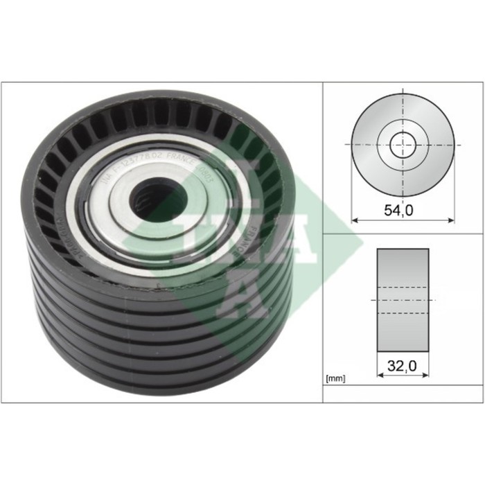 Ролик промежуточный ремня INA 532077410
