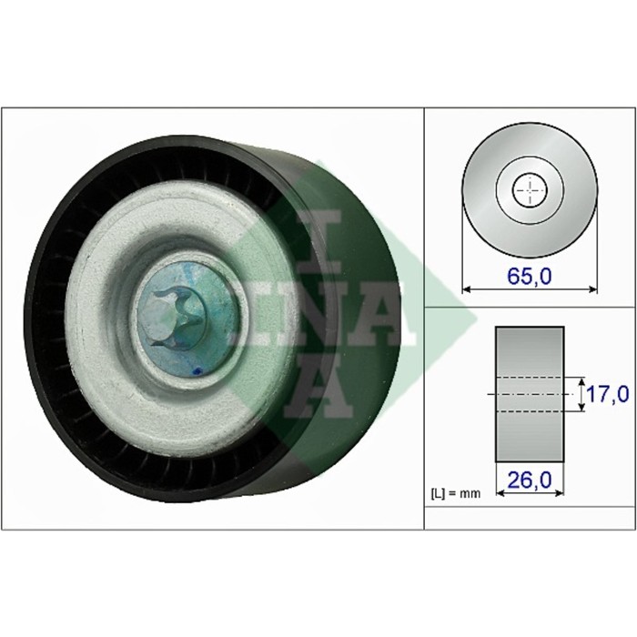 Ролик приводного ремня INA 532077710